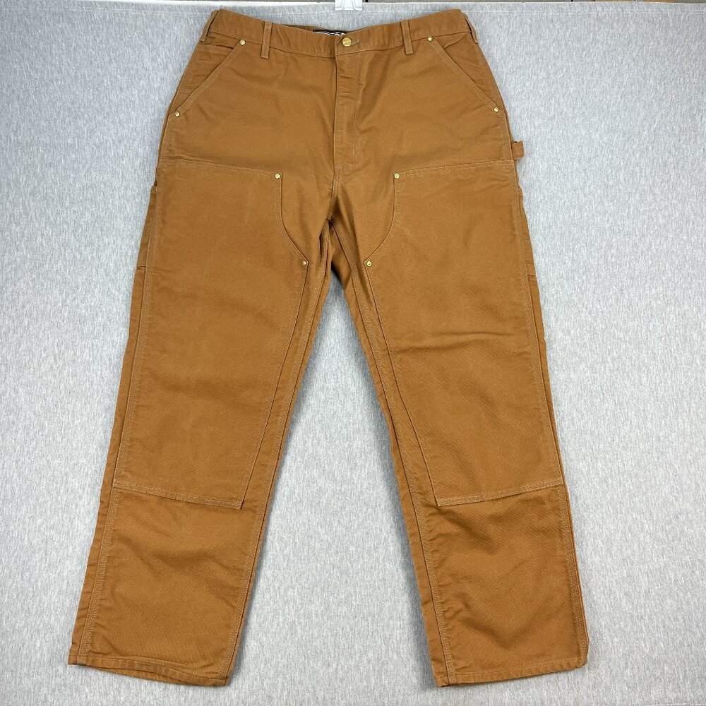 Carhartt Double-Front Utility Work Pant Mens 40x32 Loose Fit Duck Canvas B01 NEW